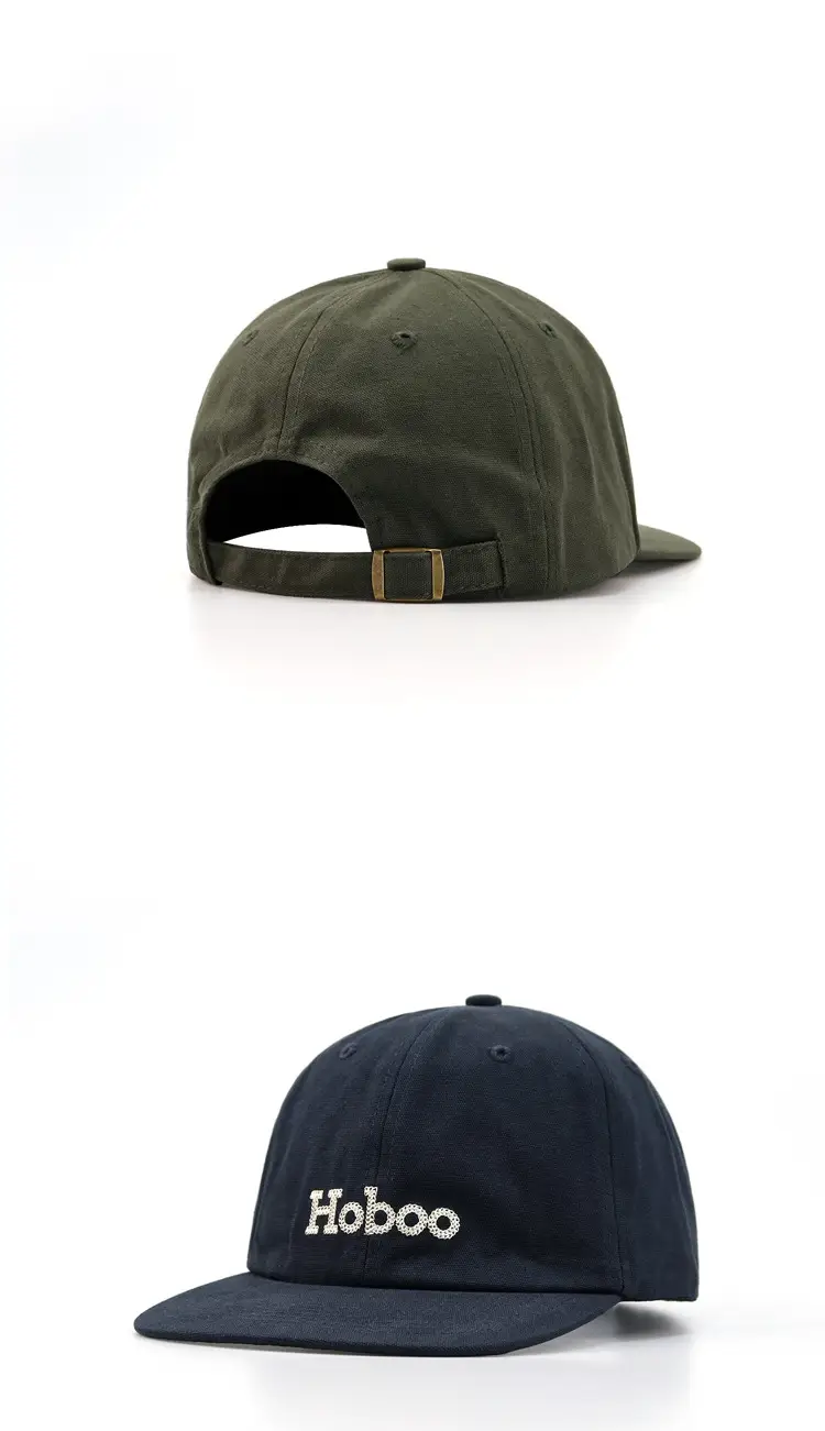 Japanese Style Embroidered Baseball Cap with Large Brim — feature 7