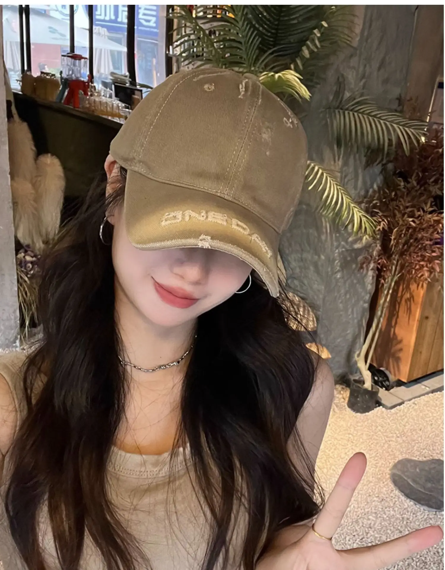 Purple Letter Embroidered Women's Curved Brim Baseball Hat — feature 19