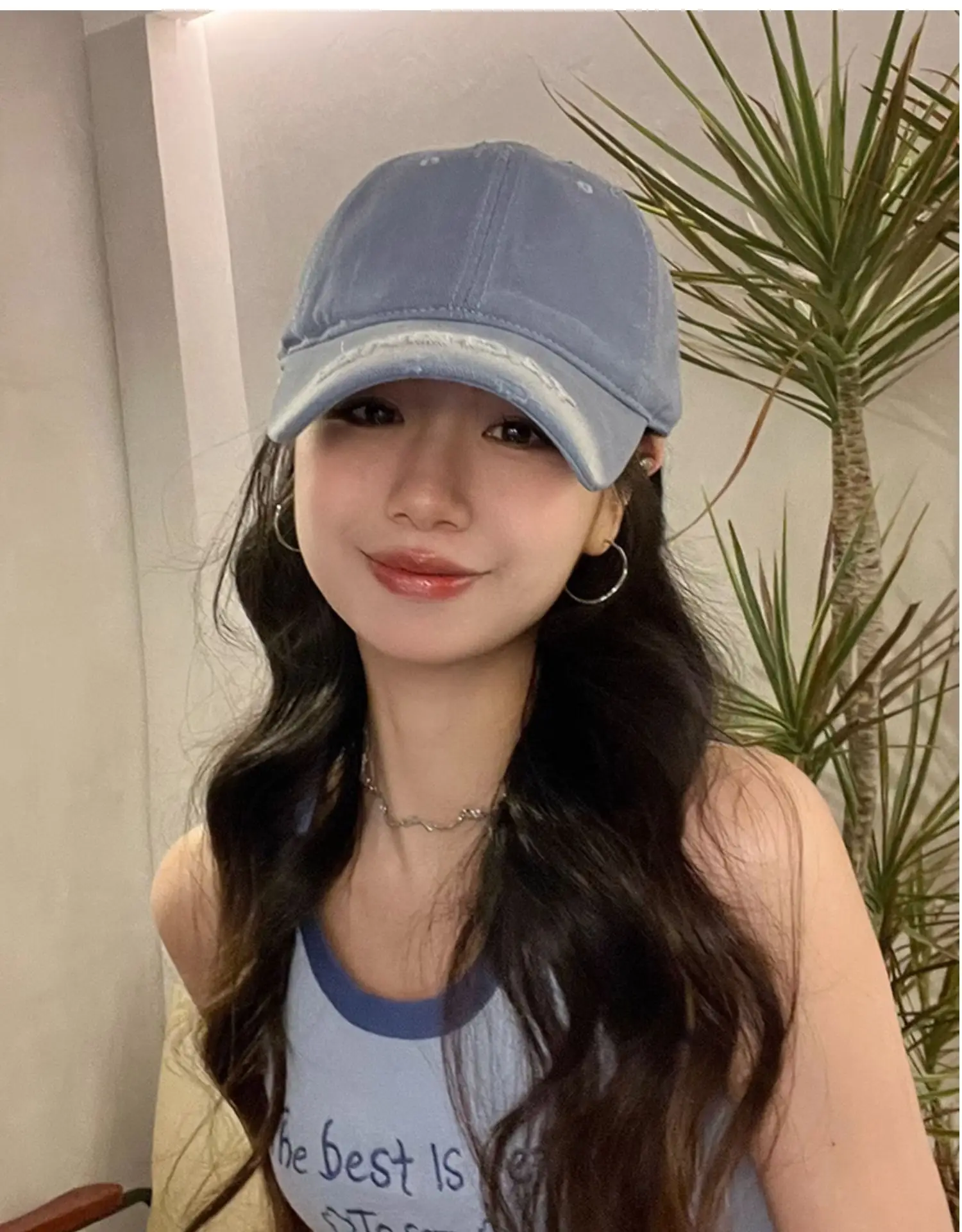 Purple Letter Embroidered Women's Curved Brim Baseball Hat — feature 33