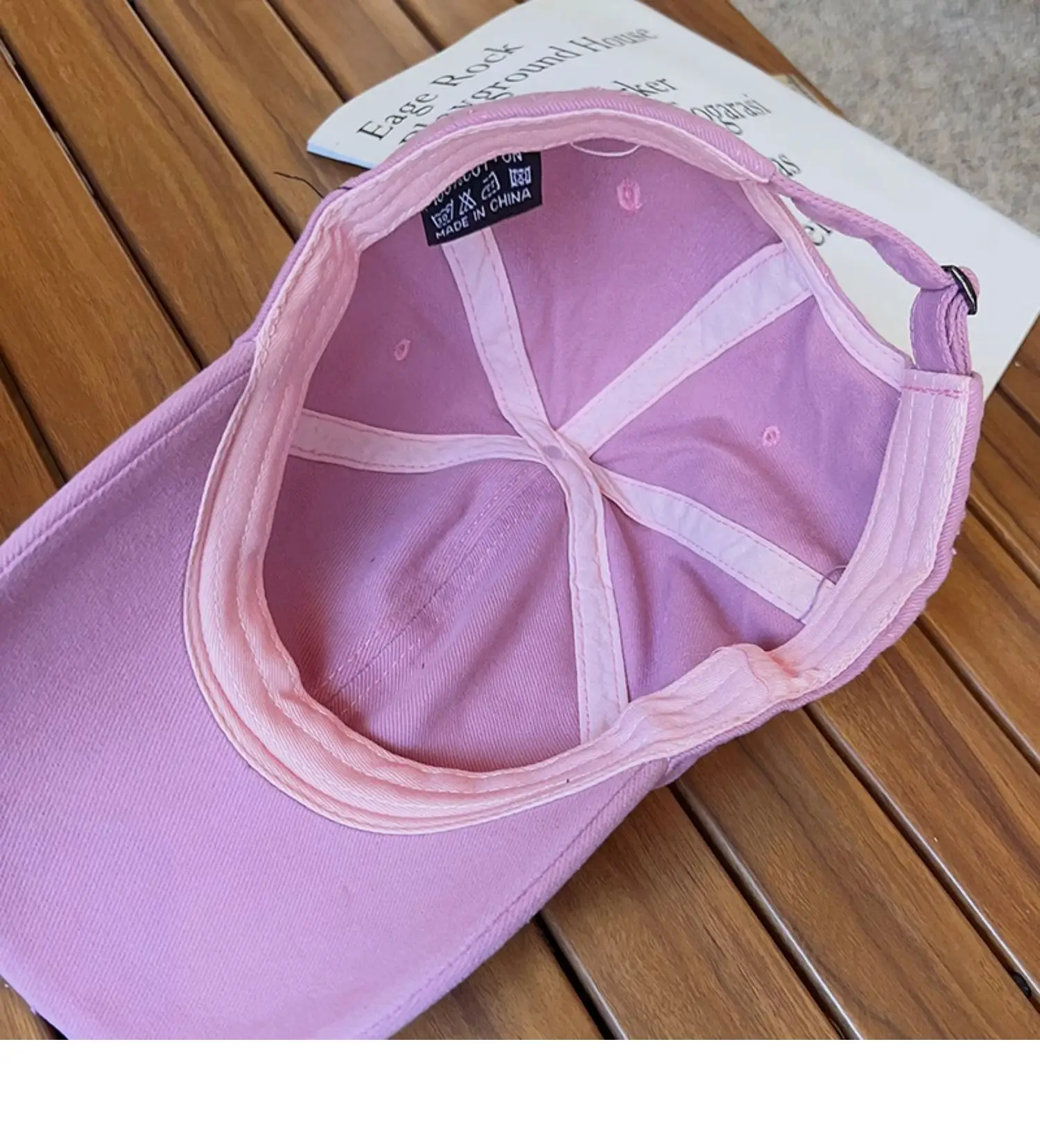 Purple Letter Embroidered Women's Curved Brim Baseball Hat — feature 41