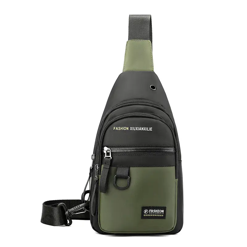 Men's Black Messenger Bag Casual Shoulder Style