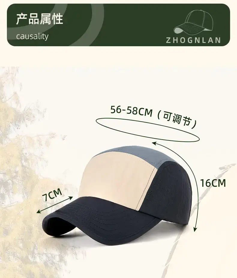 2025 Color Block Progressive Cap for Men Women — feature 21