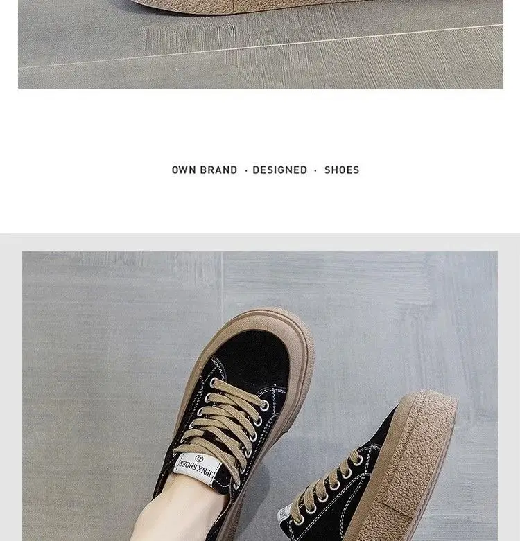 Canvas women's shoes board shoes women's 2024 spring new sports casual single shoes all-match niche design white shoes — feature 9