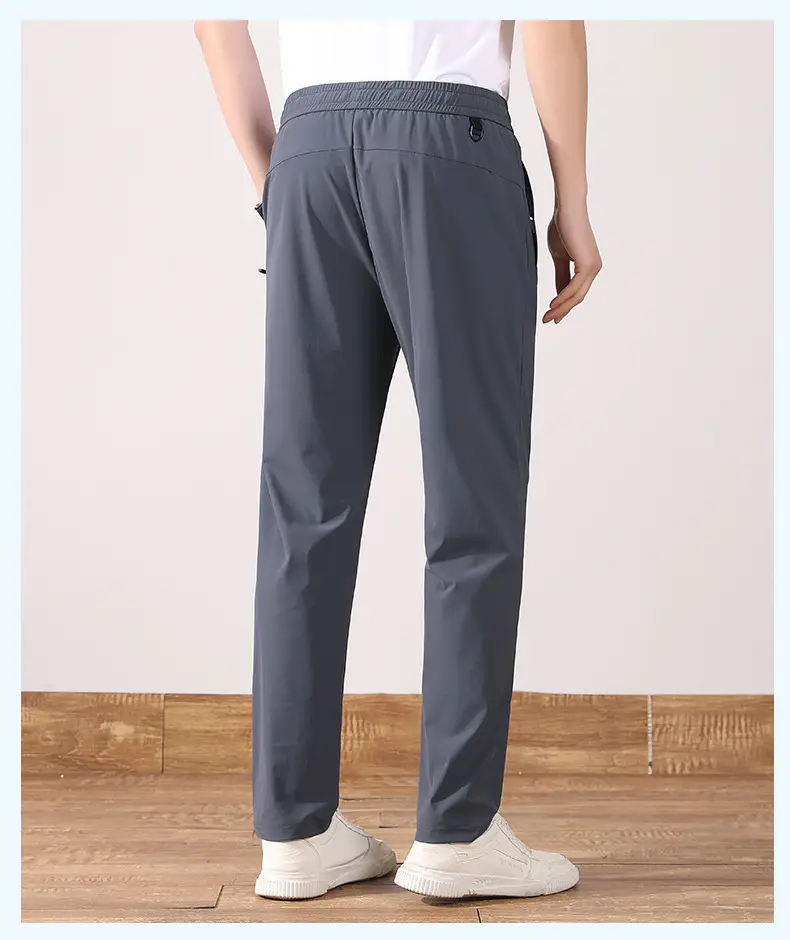 Men Ice Silk Stretch Pants Quick Dry Loose Summer — feature 16