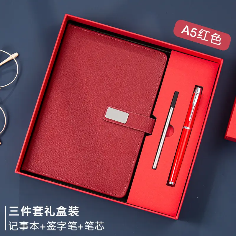 A5 red (3-Piece Gift Box)