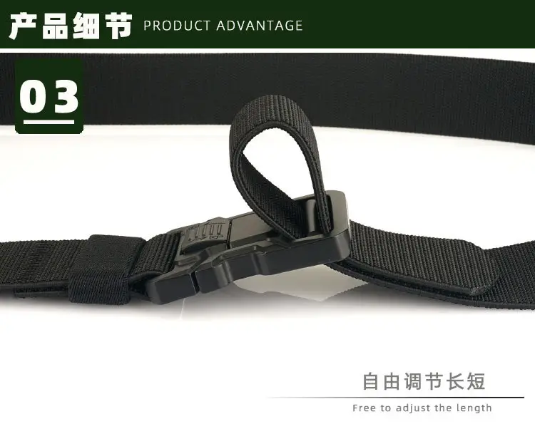 Men's Cobra Tactical Aluminum Buckle Belt — feature 10