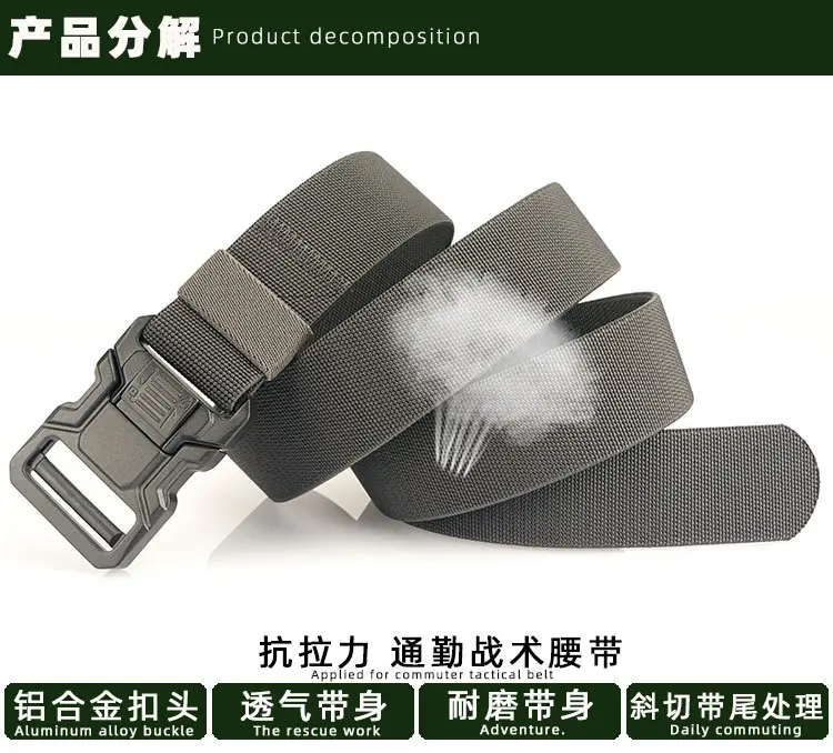 Men's Cobra Tactical Aluminum Buckle Belt — feature 12