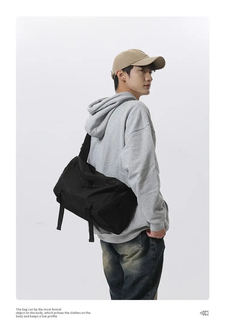 Japanese Large Capacity Messenger Bag for Men — feature 13