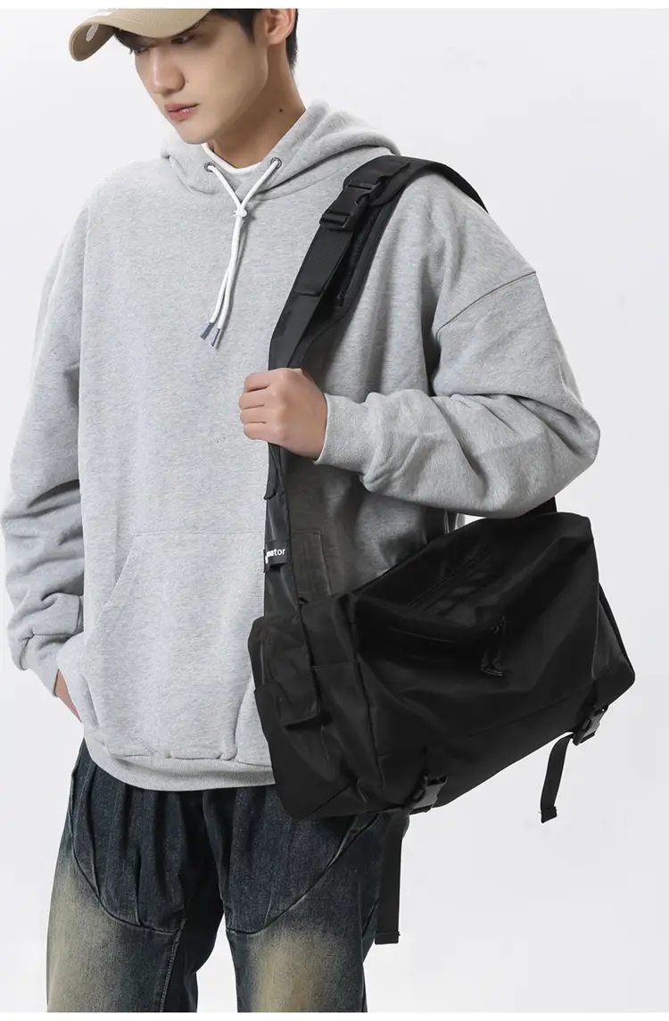 Japanese Large Capacity Messenger Bag for Men — feature 14
