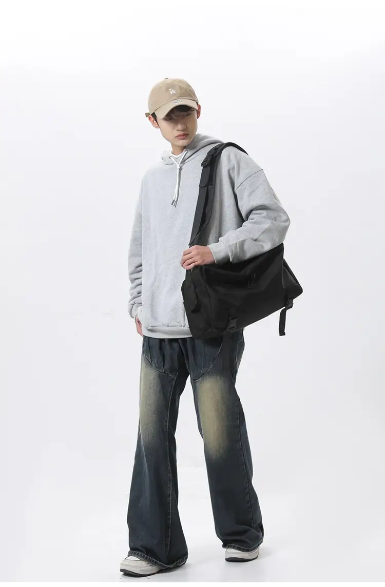 Japanese Large Capacity Messenger Bag for Men — feature 21
