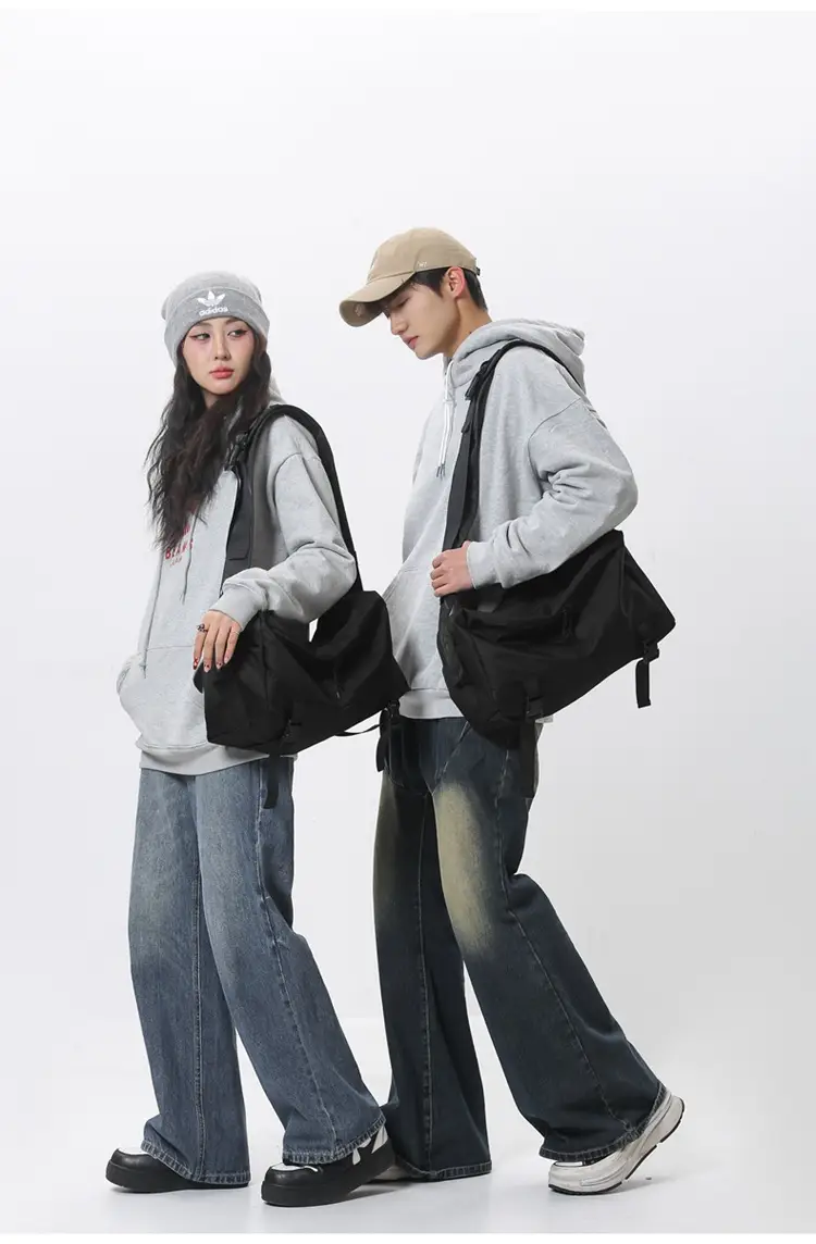 Japanese Large Capacity Messenger Bag for Men — feature 24