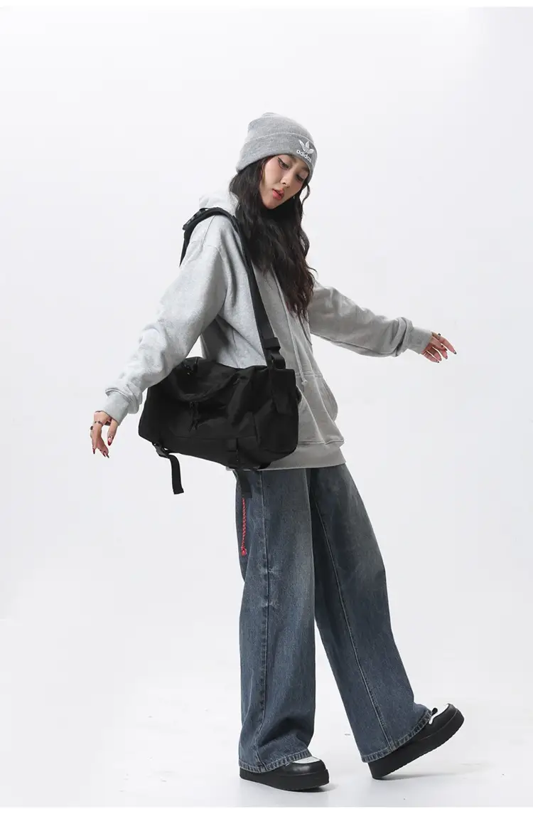 Japanese Large Capacity Messenger Bag for Men — feature 34
