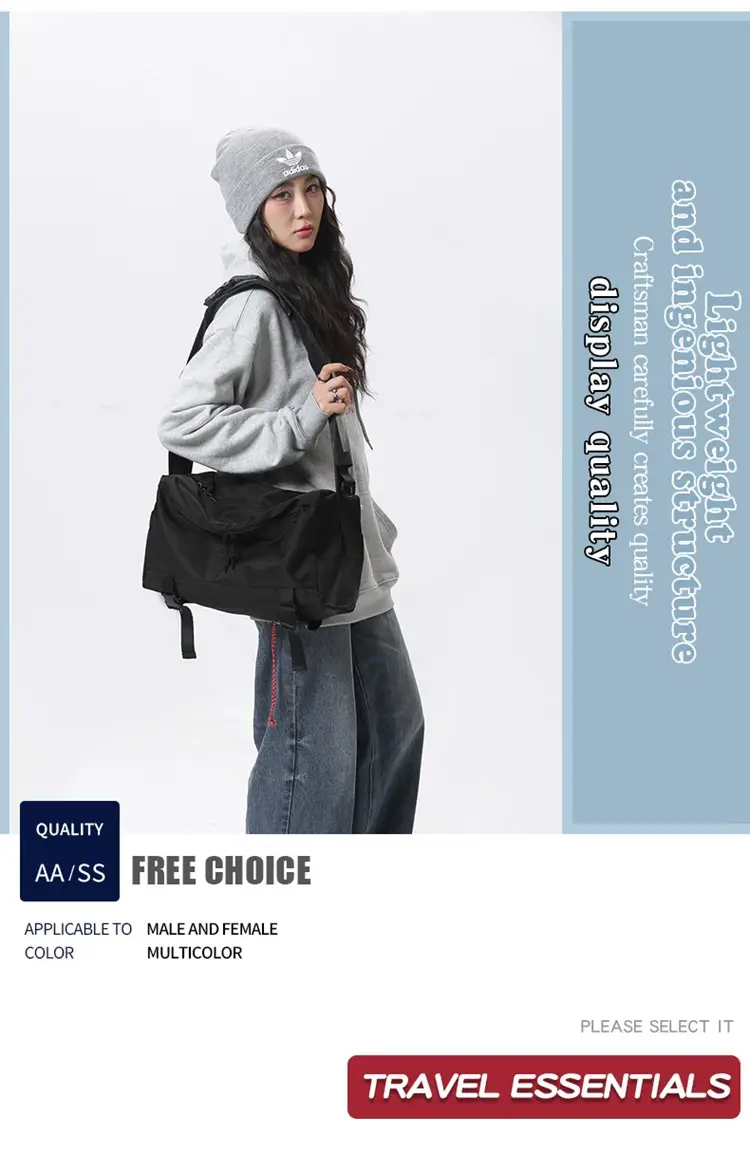 Japanese Large Capacity Messenger Bag for Men — feature 5
