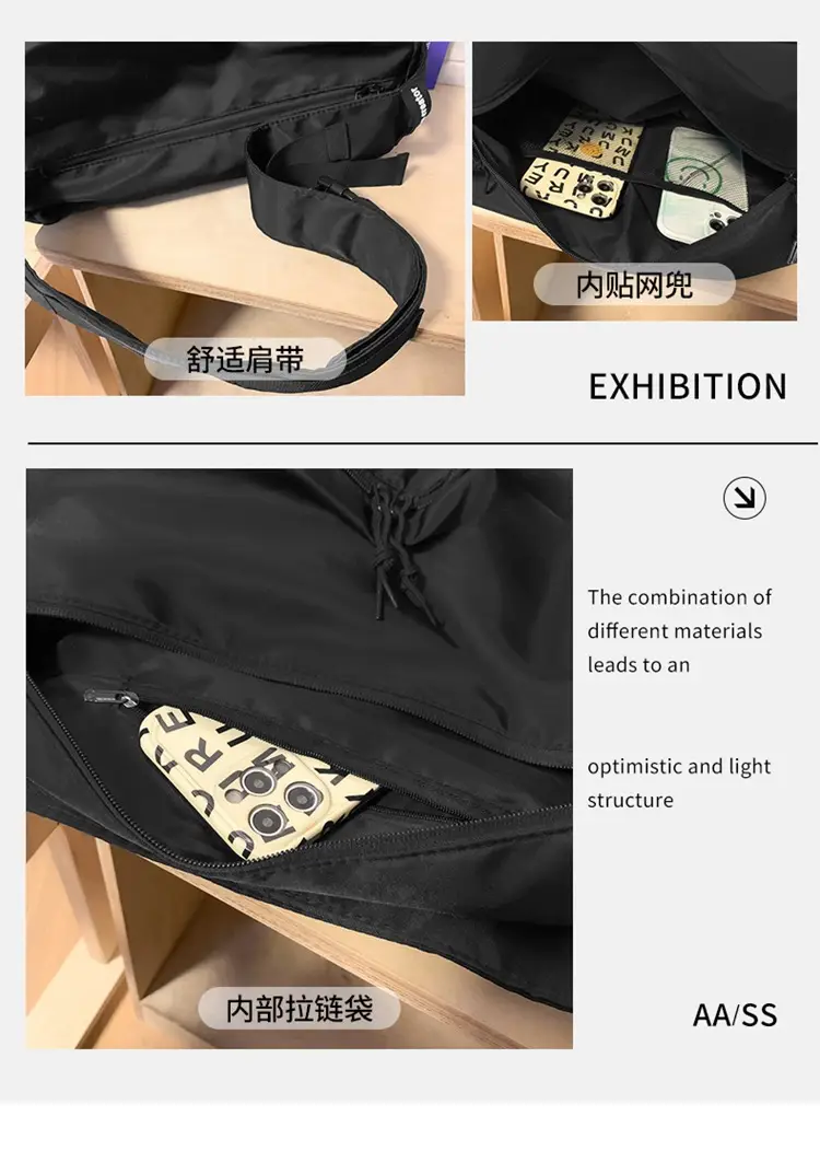 Japanese Large Capacity Messenger Bag for Men — feature 50