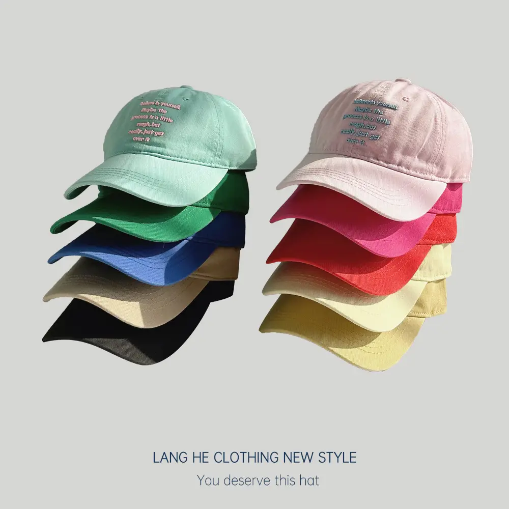 Japanese Korean Spring Summer Baseball Cap Sun Protection Peaked Cap - Image 10