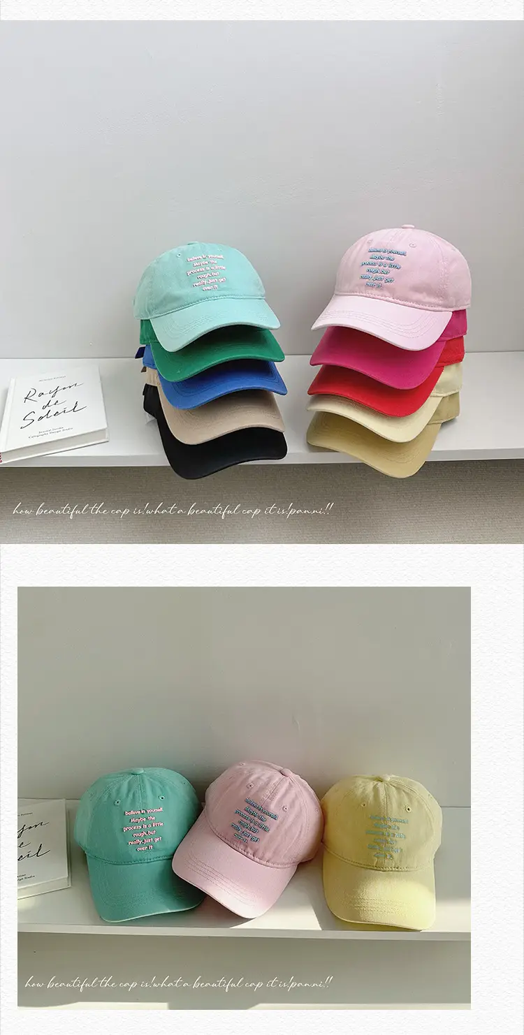Japanese Korean Spring Summer Baseball Cap Sun Protection Peaked Cap — feature 25