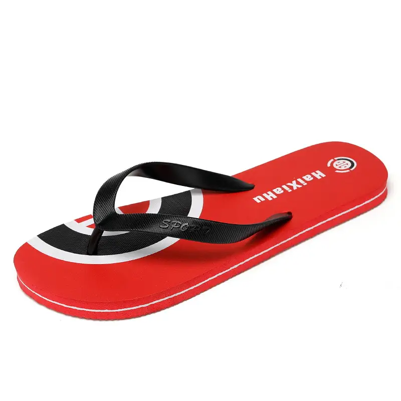 Cross-border wholesale flip-flops men's summer outdoor wear men's wear-resistant non-slip lightweight new summer clip-on beach slippers