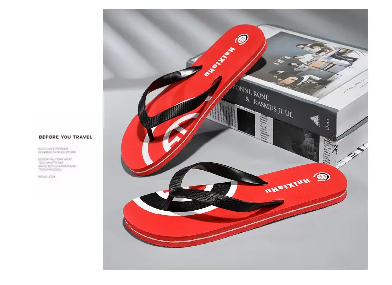 Cross-border wholesale flip-flops men's summer outdoor wear men's wear-resistant non-slip lightweight new summer clip-on beach slippers — feature 16
