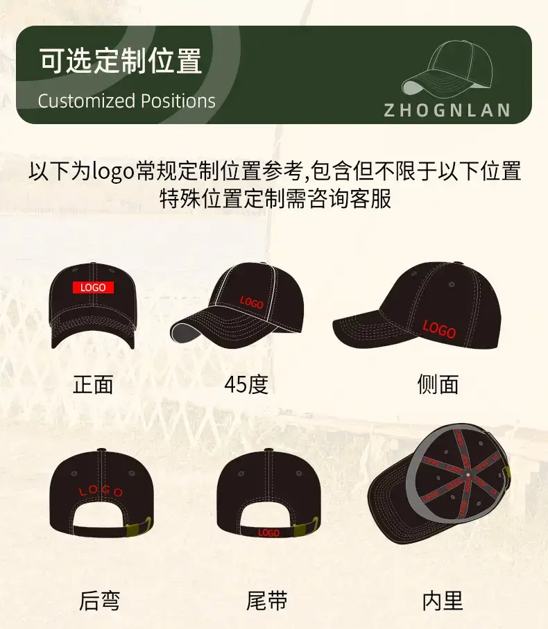 Summer Grey Sports Baseball Cap with Perforated Design — feature 36