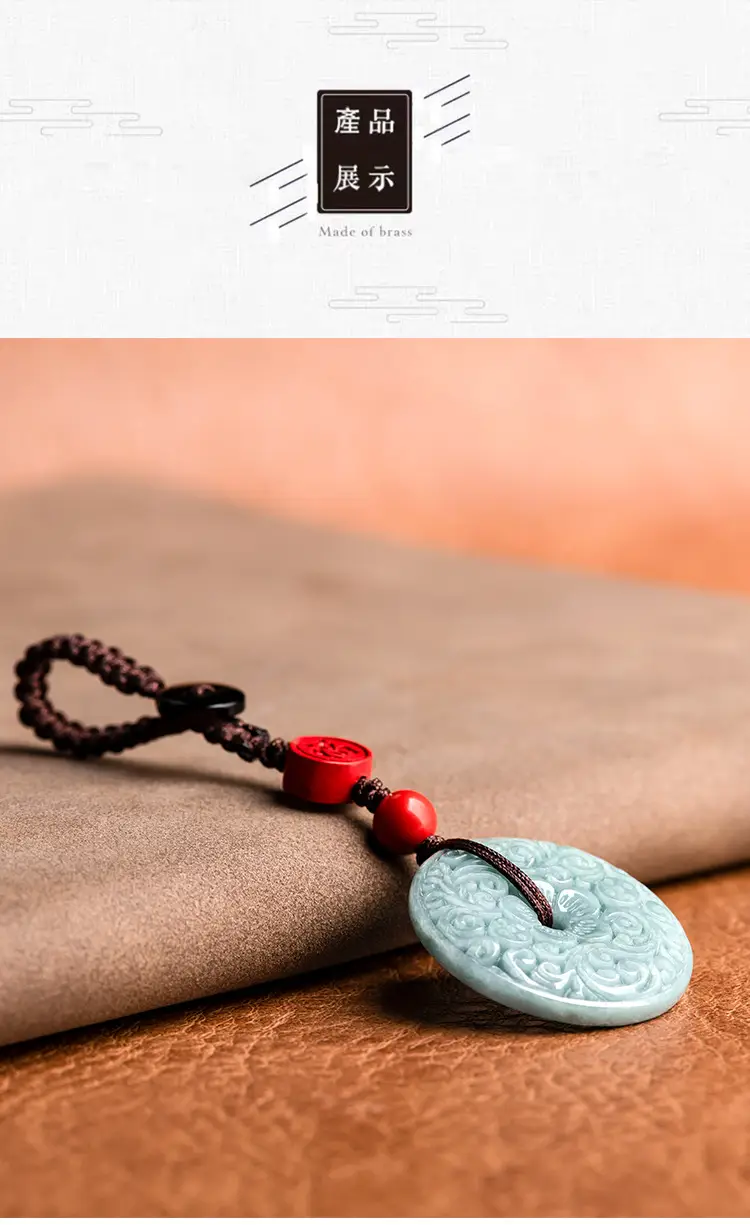 Jade Blue Water Safe Buckle Mobile Phone Pendant — feature 12