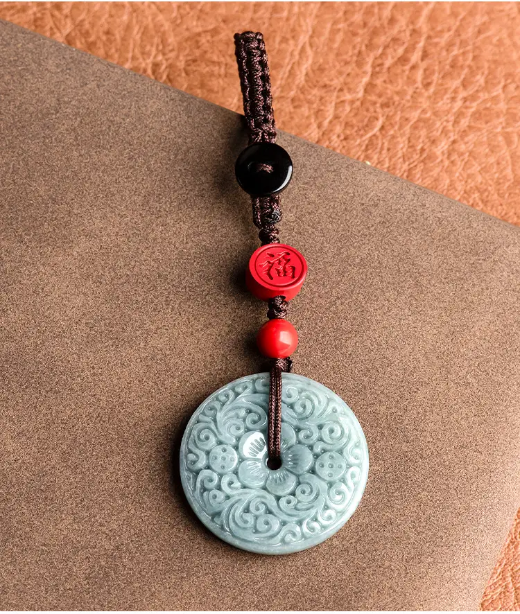 Jade Blue Water Safe Buckle Mobile Phone Pendant — feature 13