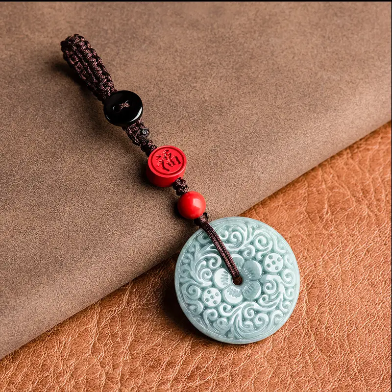 Jade Blue Water Safe Buckle Mobile Phone Pendant - Image 2