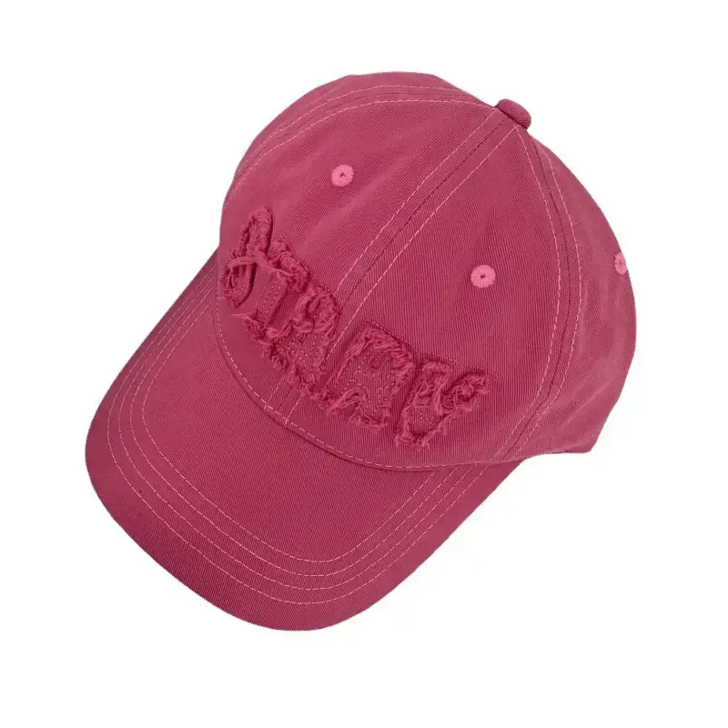 White Embroidered Baseball Cap for Women Spring Summer Wear - Image 10