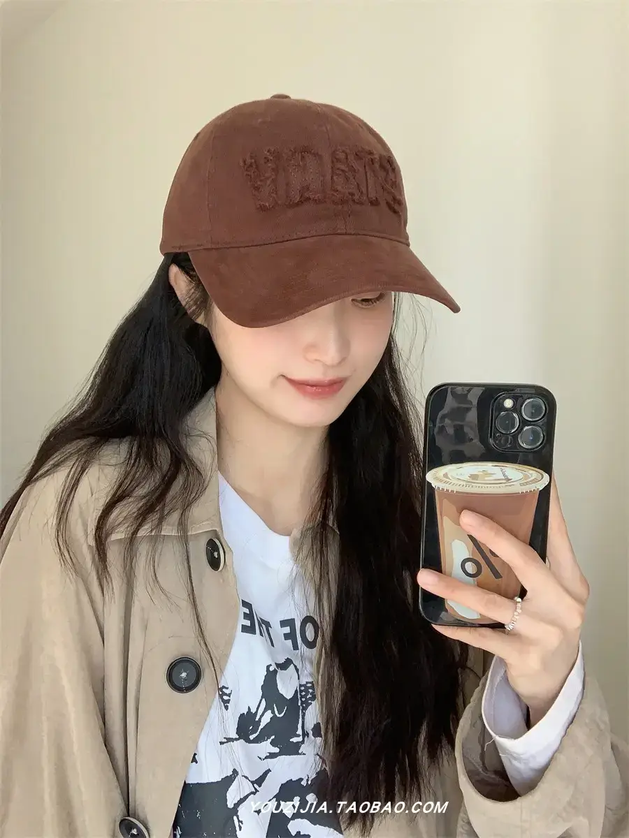 White Embroidered Baseball Cap for Women Spring Summer Wear — feature 13
