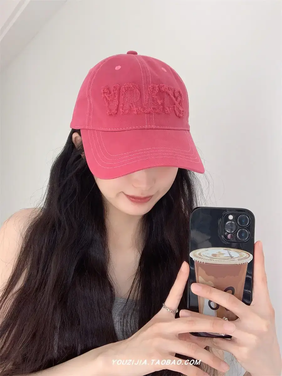 White Embroidered Baseball Cap for Women Spring Summer Wear — feature 6