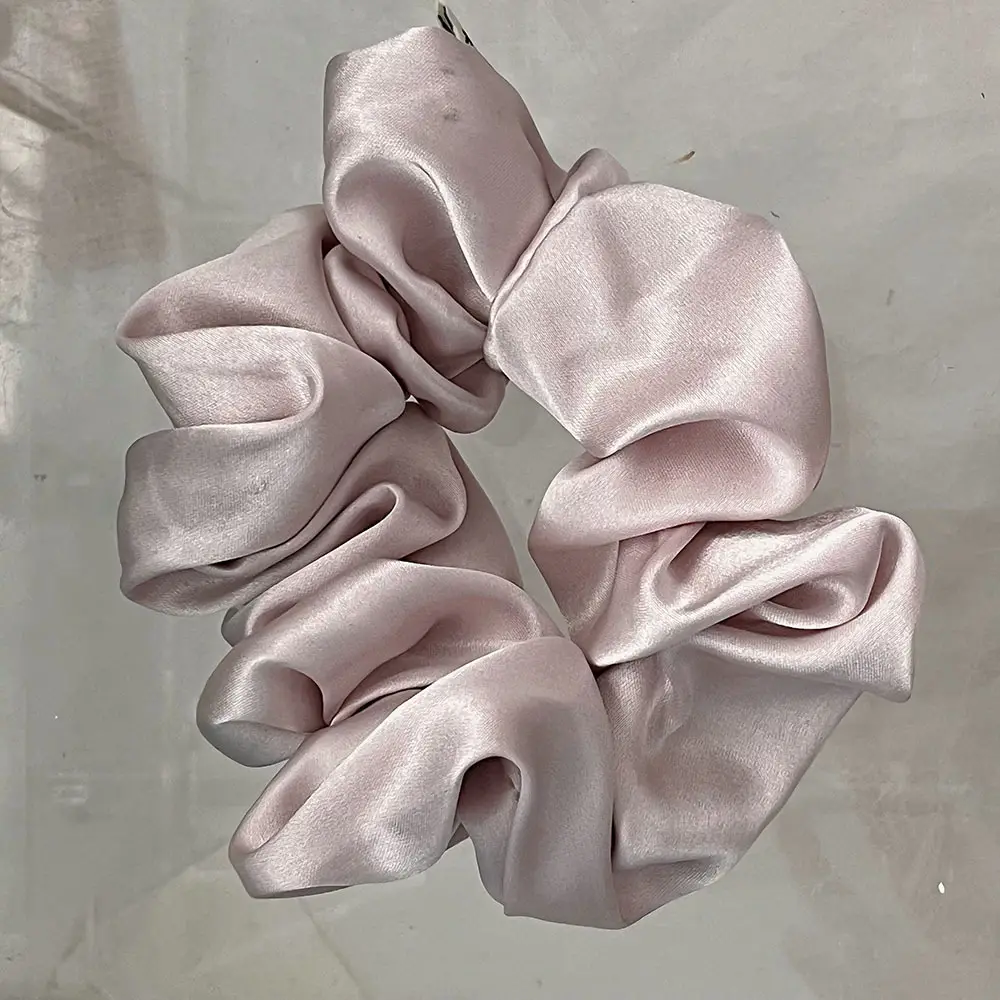 Black Satin Hair Scrunchie for Women — feature 11