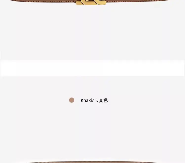 Black Leather Belt for Women with Gold Logo — feature 20