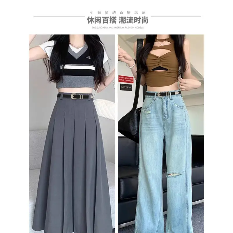 Women Black Belt for Summer Wear Pure Cowhide - Image 5