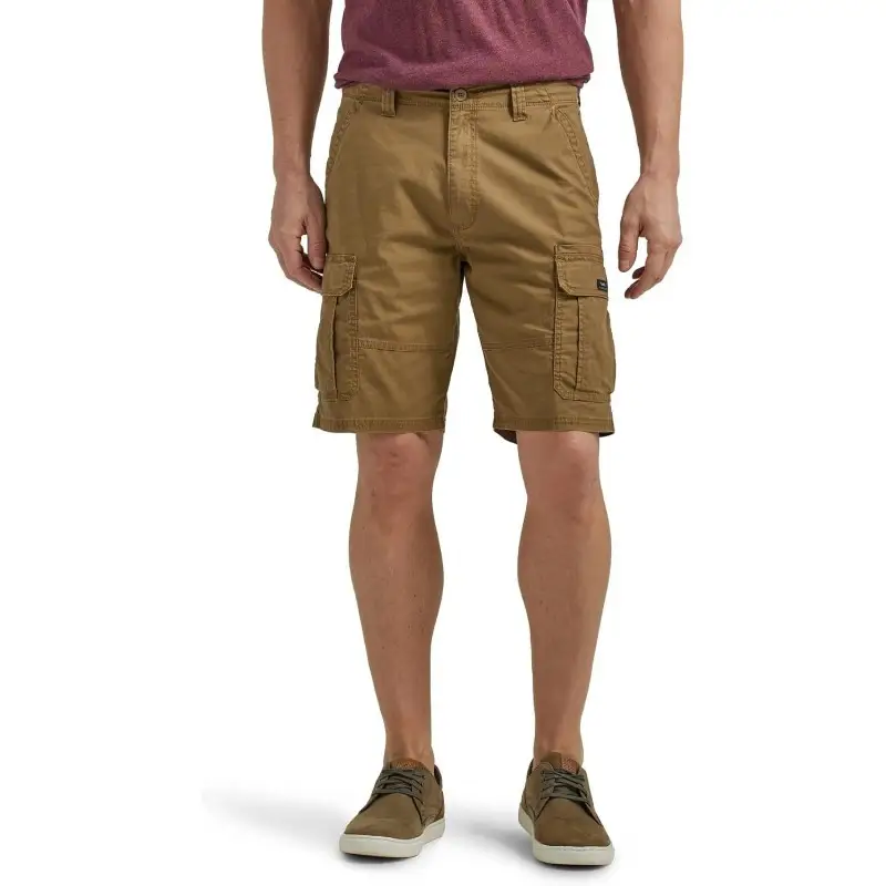 Men Grey Flap Pocket Shorts 2024 Summer