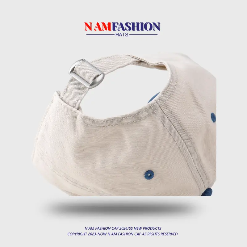 Men's Pink White Embroidered Baseball Cap — feature 8