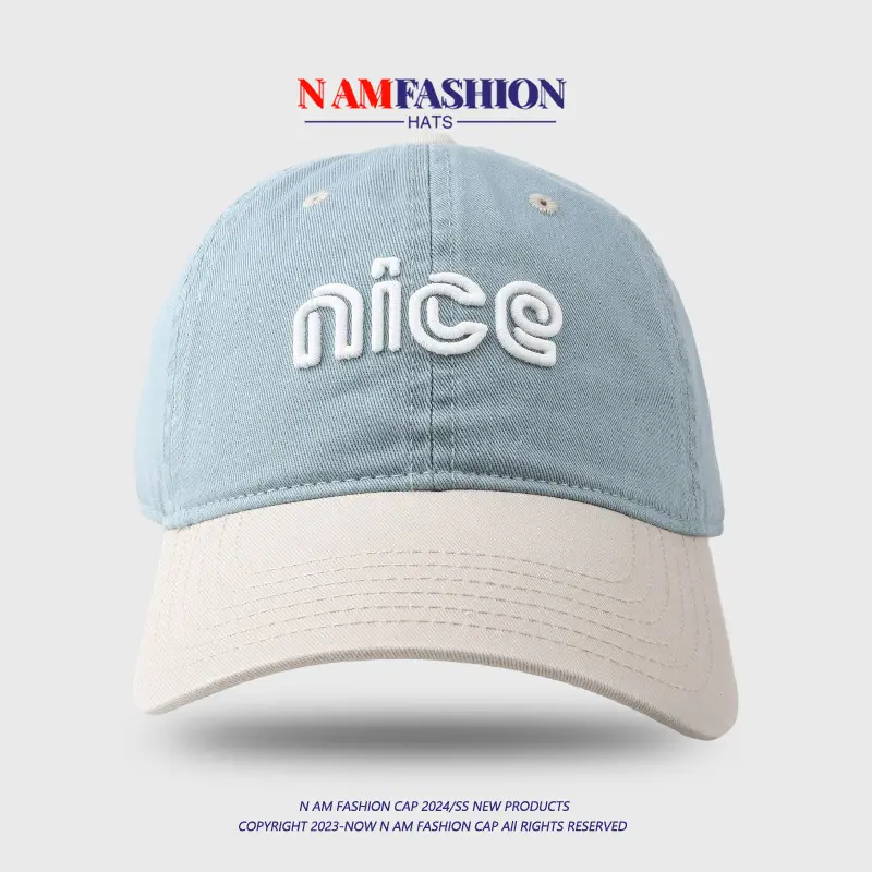 Men's Pink White Embroidered Baseball Cap — feature 9