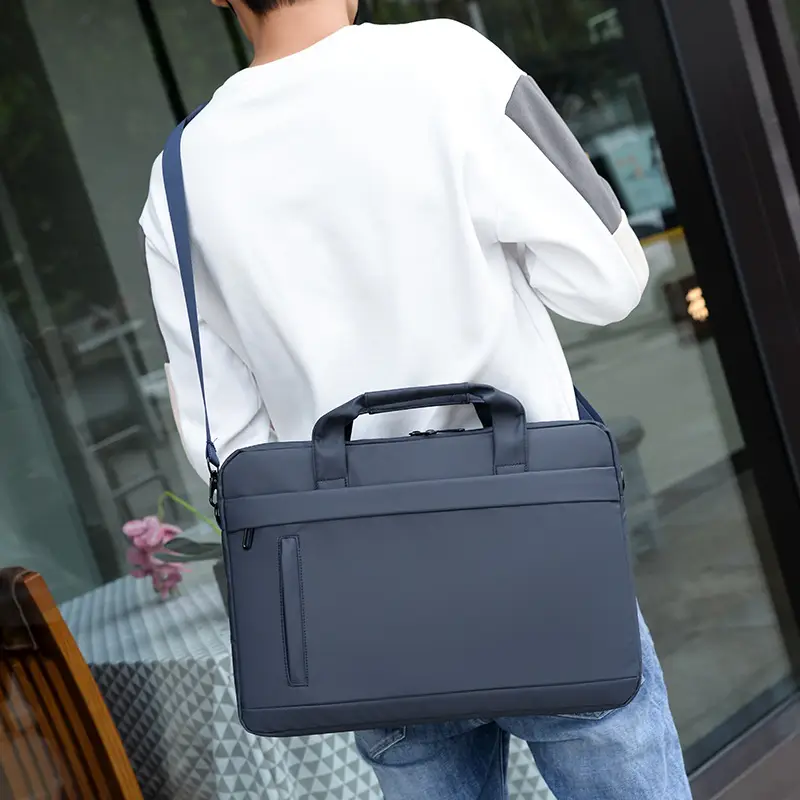 Black Laptop Shoulder Bag for Business & Casual Use