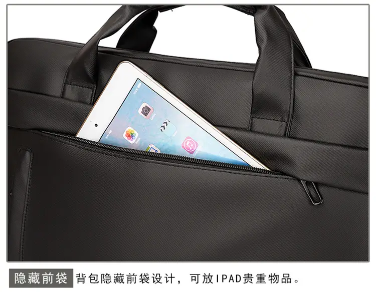 Black Laptop Shoulder Bag for Business & Casual Use — feature 33
