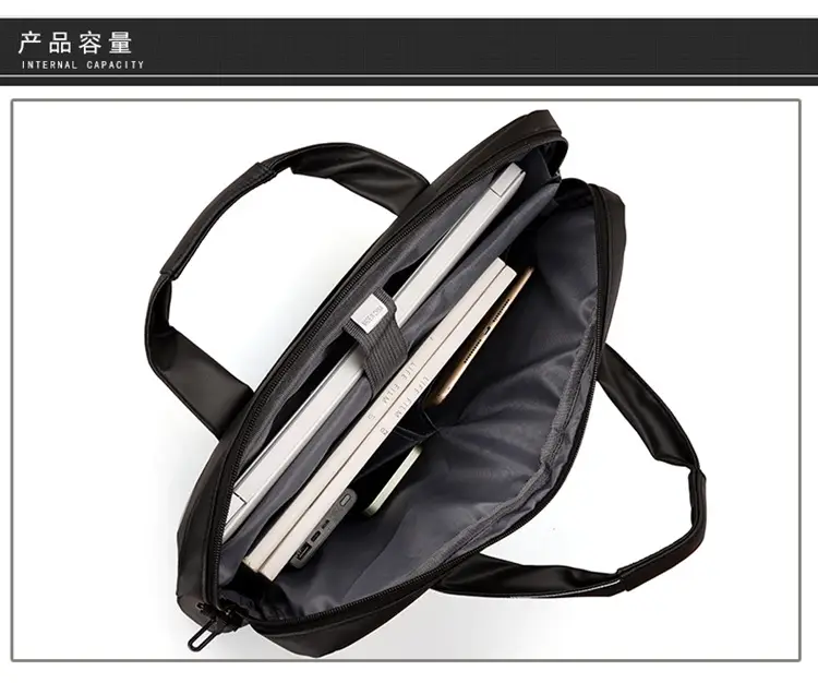 Black Laptop Shoulder Bag for Business & Casual Use — feature 34