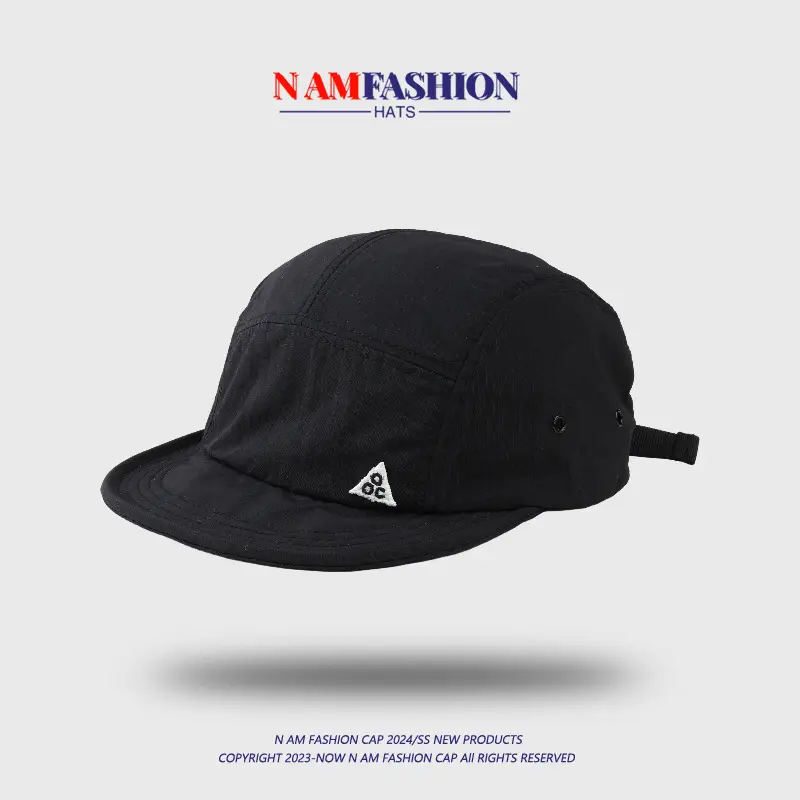 Women's Black Baseball Cap with Short Brim & Neon Logo - Image 8