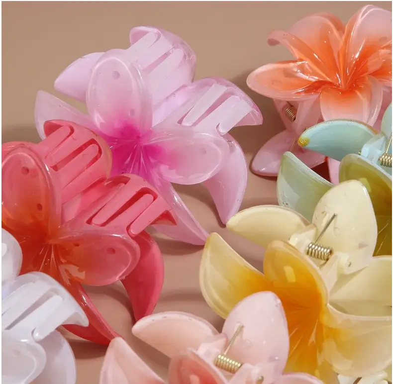 Blue Flower Clip for Women's Hair Accessories — feature 6
