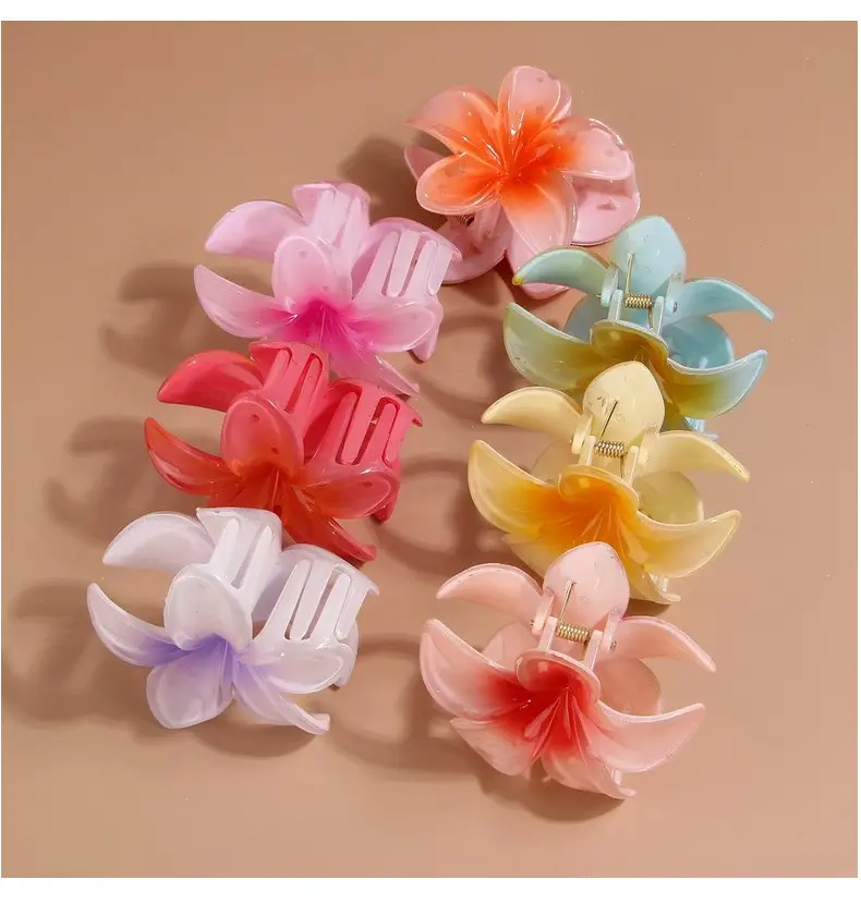 Blue Flower Clip for Women's Hair Accessories — feature 7