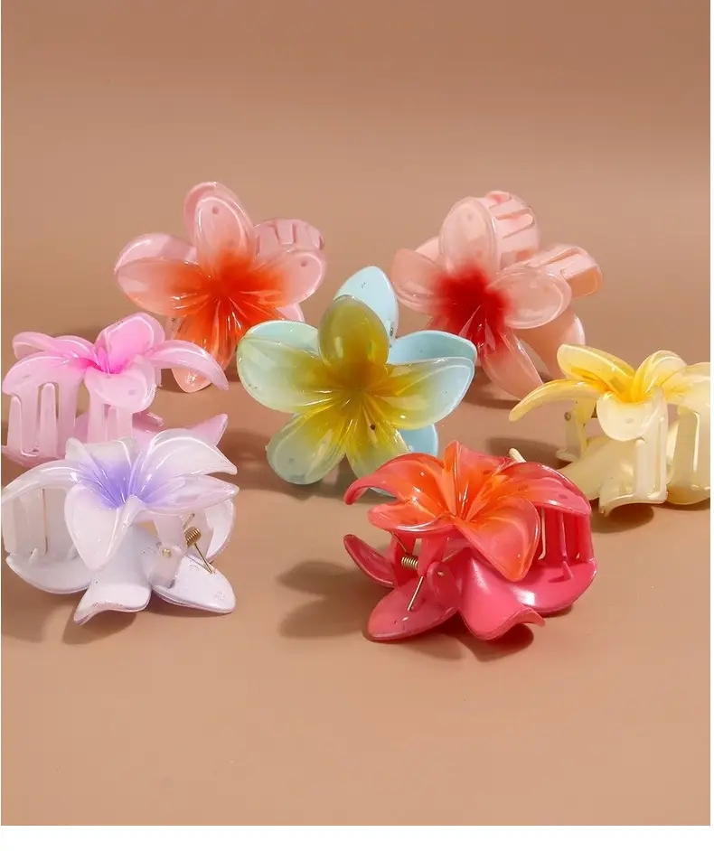 Blue Flower Clip for Women's Hair Accessories — feature 8
