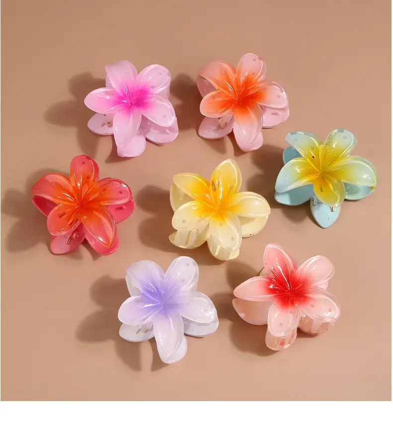 Blue Flower Clip for Women's Hair Accessories — feature 9