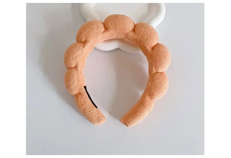White Cloud Soft Headband with Sponge Twist Design — feature 11