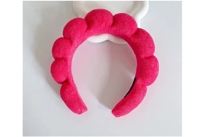 White Cloud Soft Headband with Sponge Twist Design — feature 13