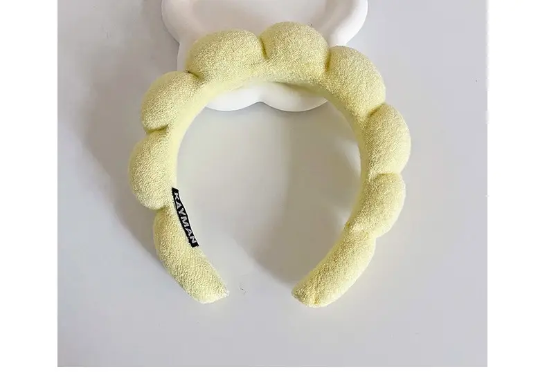 White Cloud Soft Headband with Sponge Twist Design — feature 17