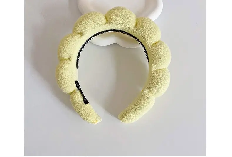 White Cloud Soft Headband with Sponge Twist Design — feature 22