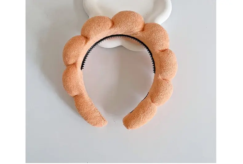 White Cloud Soft Headband with Sponge Twist Design — feature 23