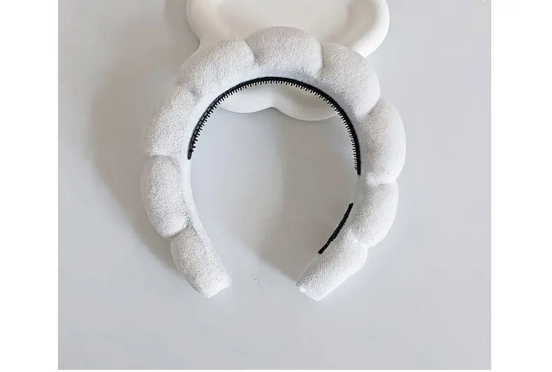 White Cloud Soft Headband with Sponge Twist Design — feature 24