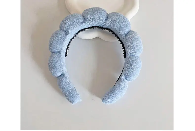 White Cloud Soft Headband with Sponge Twist Design — feature 26